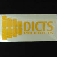 dicts���C�����S�X�e�b�J�[